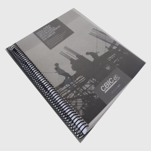 Impressão de Apostilas - Preto e Branco - Frente e Verso Sulfite 75g A4 Jato de Tinta - Preto e Branco - Frente e Verso  Espiral Simples  + Capa Transparente  + Contra Capa Preto 