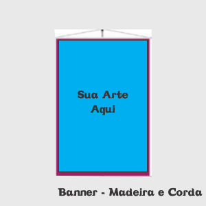Totem MDF 6MM  4x0 Personalização em Adesivo  